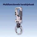 Multifunctionele karabijnhaak