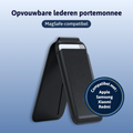 Opvouwbare lederen portemonnee