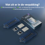 Stof- en Bubbelvrije Screen Protector - Samsung-A