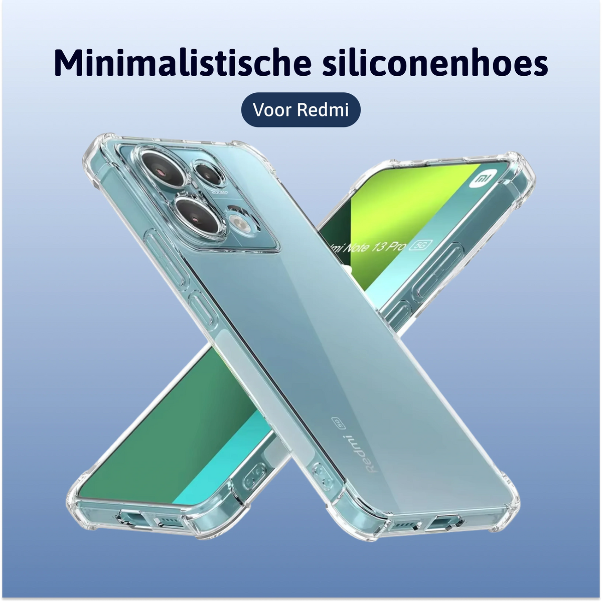 Minimalistische siliconenhoes - Redmi