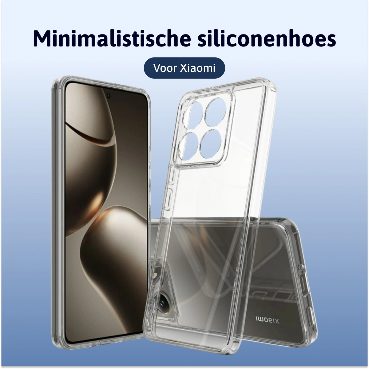 Minimalistische siliconenhoes - Xiaomi
