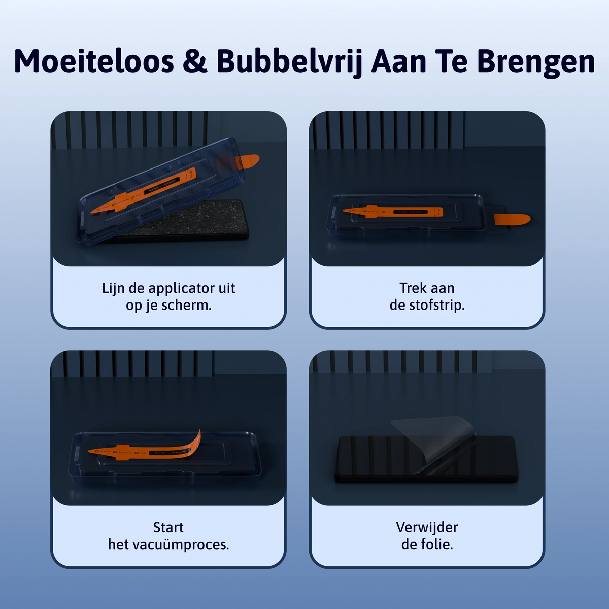 Stof- en Bubbelvrije Screen Protector - Redmi