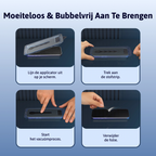 Stof- en Bubbelvrije Screen Protector - Samsung-A