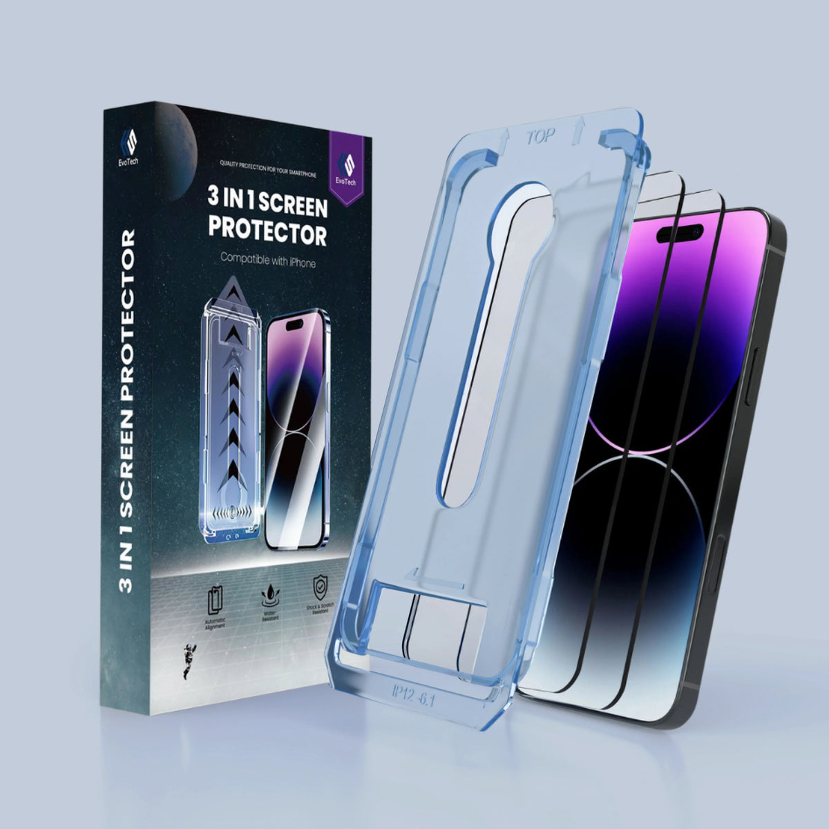 Stof- en Bubbelvrije Screen Protector - iPhone