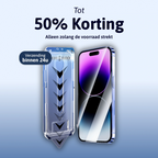 Stof- en Bubbelvrije Screen Protector - iPhone