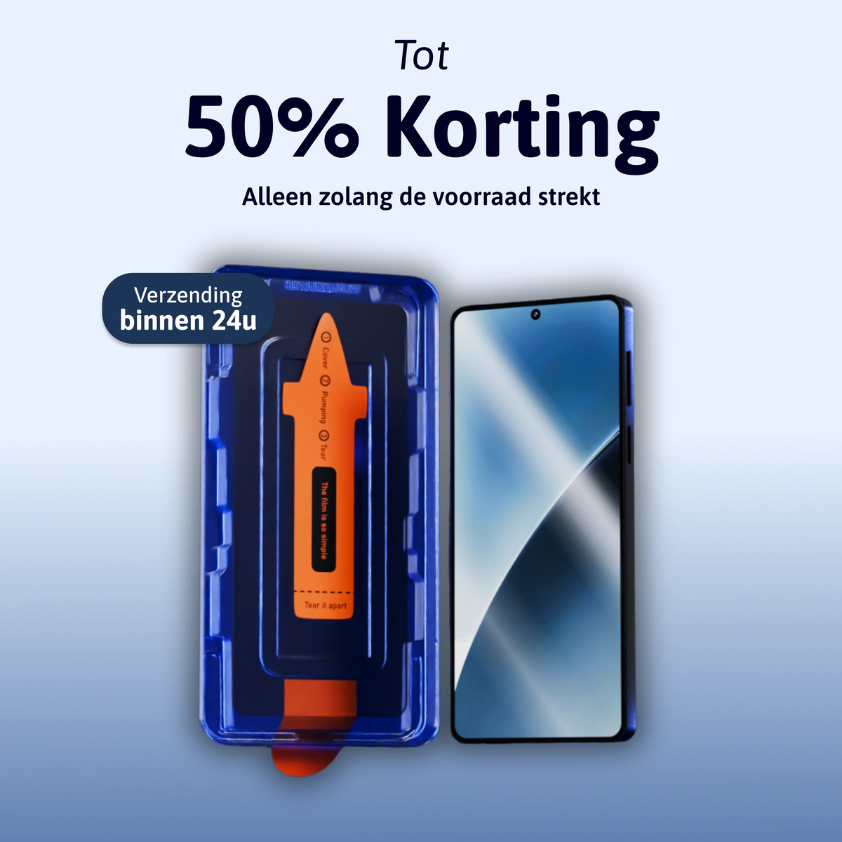 Stof- en Bubbelvrije Screen Protector - Xiaomi