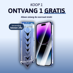 Stof- en Bubbelvrije Screen Protector - iPhone