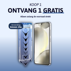Stof- en Bubbelvrije Screen Protector - Samsung-S