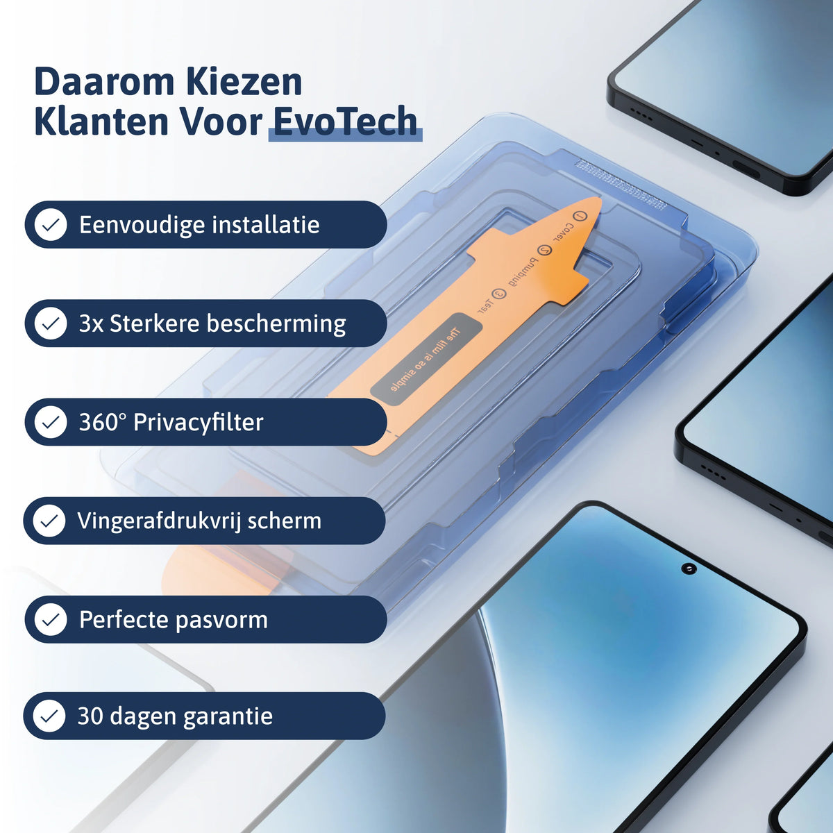 Stof- en Bubbelvrije Screen Protector - Redmi